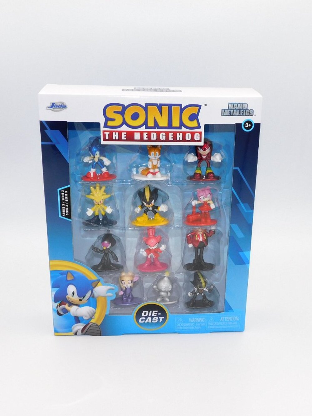 Nano Metalfigs Sonic the Hedgehog 12 Figs Amy Shadow Knuckles Dr Eggman NEW